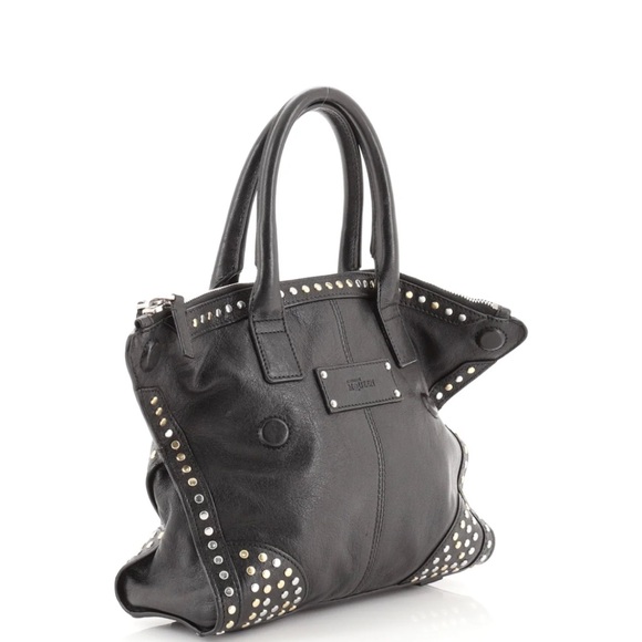 Alexander McQueen De Manta Tote Studded Leather Mini - Picture 2 of 10